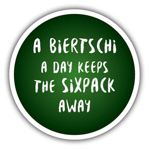 Magnetischer Flaschenöffner A Biertschi a Day keeps the Sixpack away ...