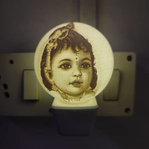 Krishna Ji Night Light – The Sculpt Studio
