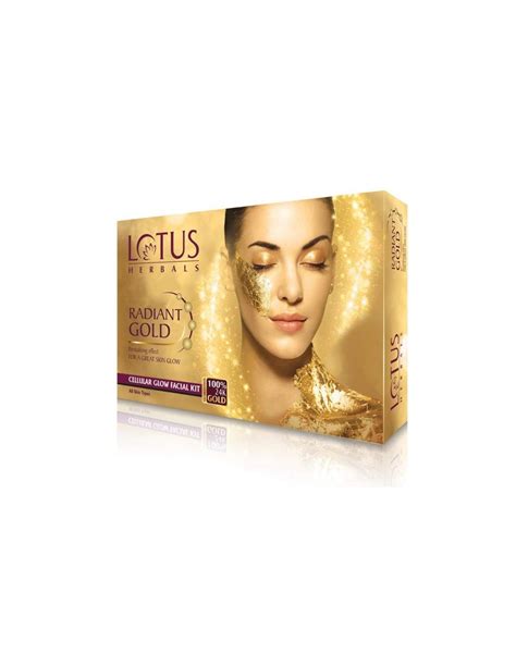 Lotus herbals radiant gold cellular glow facial kit