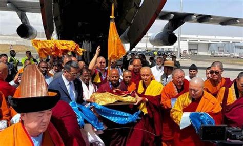 India-Mongolia spiritual bond: Sacred Buddha relics draw thousands of ...