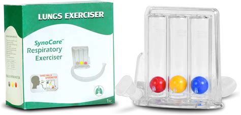 3 Ball Spirometer | Lung Exerciser | Respiratory Exerciser | Breathing ...