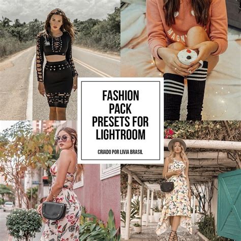 Livia Brasil Fashion Pack Lightroom Presets Fotos Instagram | Ilustrei ...