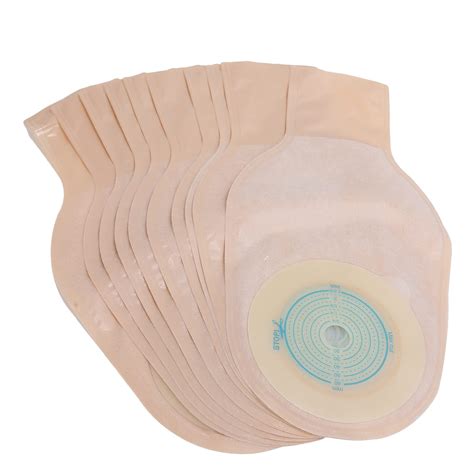 Buy 10 PCS Colostomy Bags, One Piece Drainable Pouches Ostomy Bags with ...