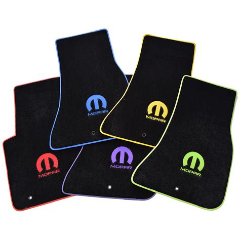 Mopar M Dodge Challenger Floor Mats 1970-2019