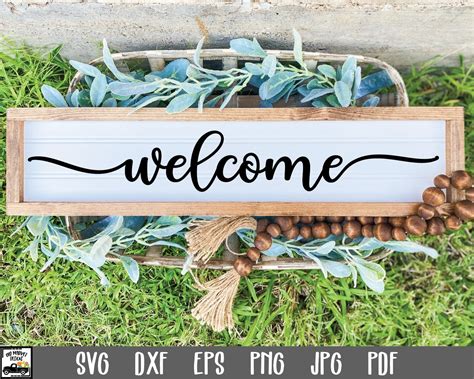 Buy Welcome Sign SVG File Welcome Cut File Clip Art Cutting Online in ...