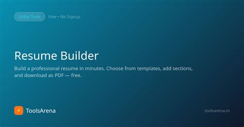 Free Resume Builder - Create Professional Resume & Download PDF ...