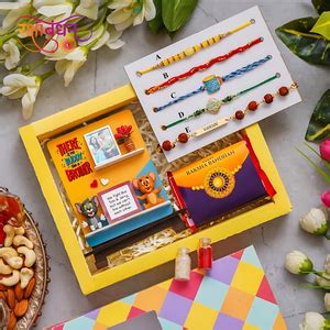Personalised Rakshabandhan Vertical Theme Easel Stand Cum Fridge Magne