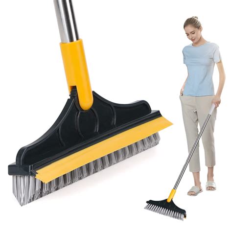 CUISINART Bathroom Cleaning Brush with Wiper 2 in 1 Tiles Cleaning ...