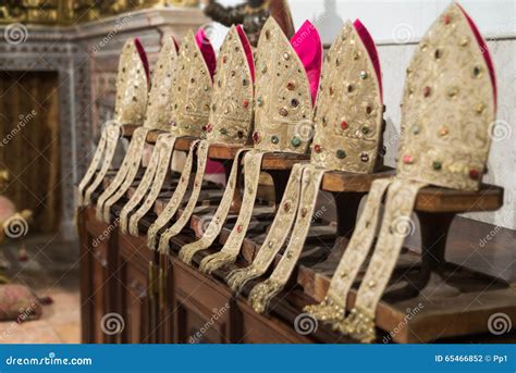 Catholic Clerical Cap, Mitre Stock Photo - Image of cape, father: 65466852