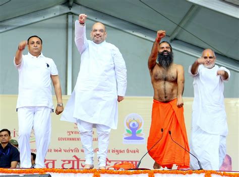 BJP National President, Shri Amit Shah attending Yog Shivir organised ...