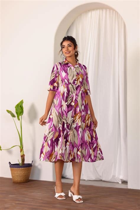Cotton Printed Dress – Label Flavia