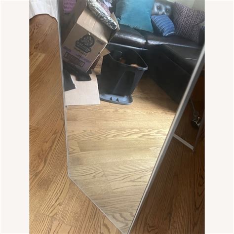 CB2 Infinity Standing Silver Floor Length Mirror - AptDeco