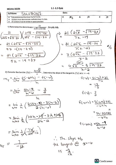 Calculus Practice Test 的图像结果