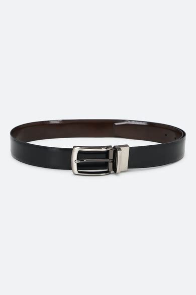 Buy Men Black Solid Genuine Leather Casual Belt Online - 742286 | Louis ...