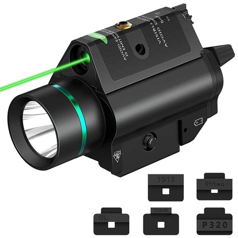 Ezshoot Pistol Laser Light Combo 200 Lumens Gun Flashlight Red ...