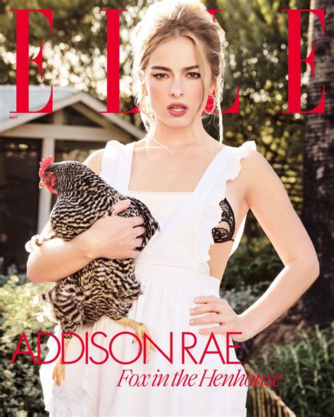 Addison Rae Graces Elle USA May 2025 Cover • CelebMafia
