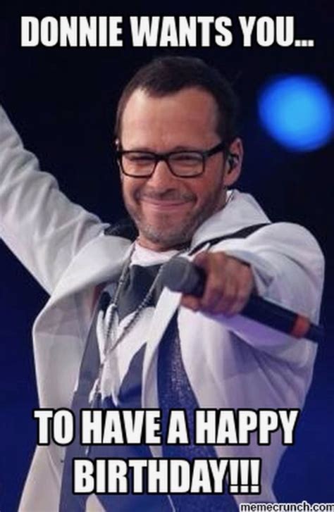 Donnie wants you to have a happy birthday | Donnie wahlberg, New kids ...