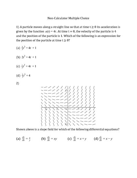 Image result for AP Calculus AB Integration Practice