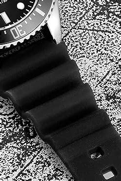 Premium Quality Radium Hands Black Rubber Belt Free Size Watch For Men ...