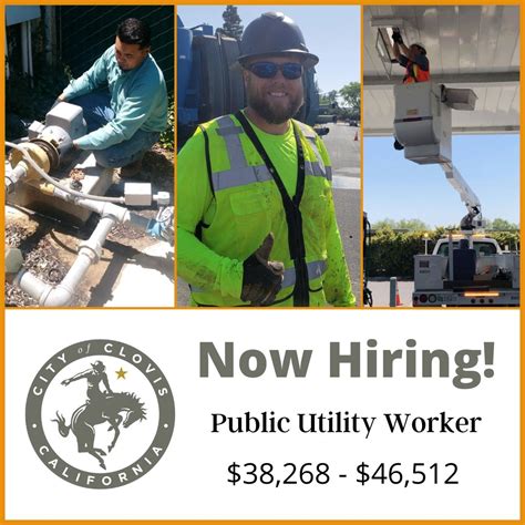 NOW HIRING: The City of Clovis is hiring for the position of Utility ...