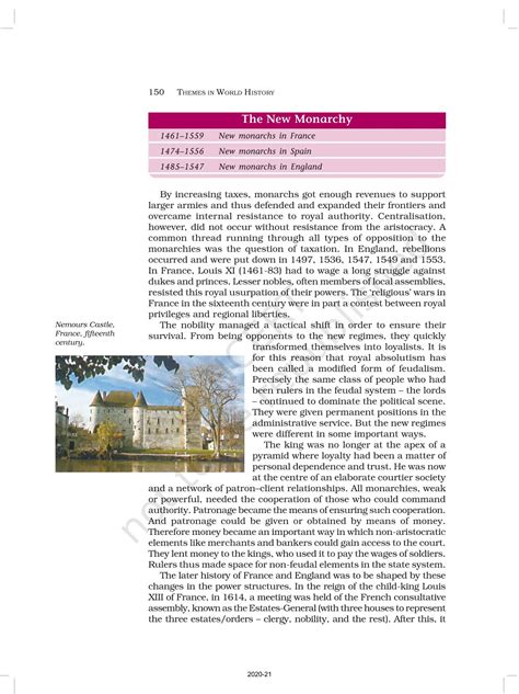 The Three Orders - NCERT Book of Class 11 Themes In World History