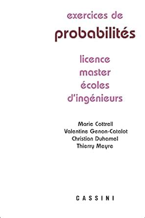 Amazon.in: Buy Exercices de probabilites Book Online at Low Prices in ...