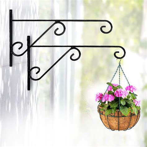 Casa De Amor Plant Hanger Brackets Wall Mounted-Metal Hooks for Flower
