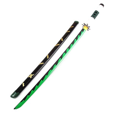 Buy Kawaii Kart | Demon Slayer Cosplay Wooden Sword Sanemi Shinazugawa ...