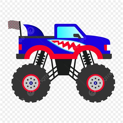 Monster Truck Clip Art Vector Illustration, Monster Truck Vector ...