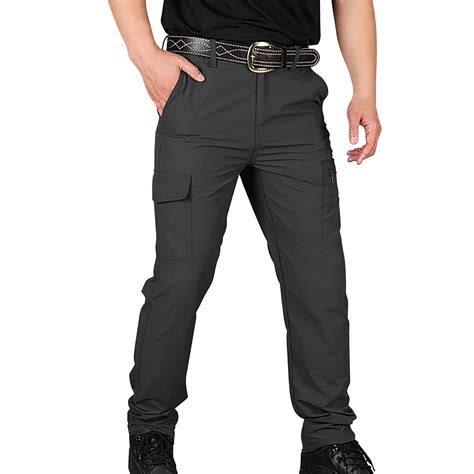 Black Mens Cargo Pants Relaxed Fit, Mens Slim Fit Cargo Pants, Weekend ...
