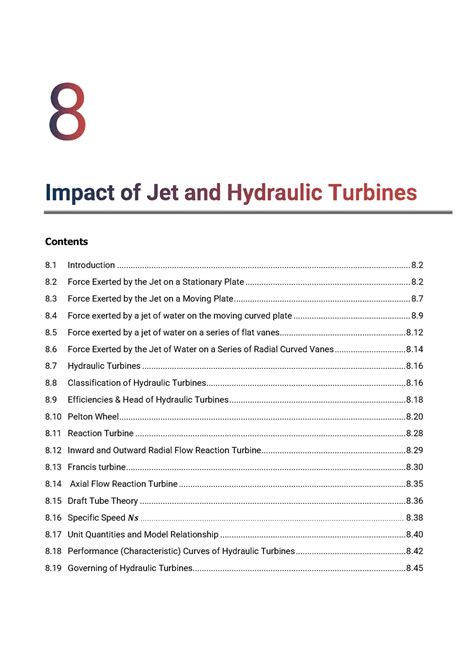 Fluid Mechanics and Hydraulic Machines GTU Study Material Notes Unit-8 ...