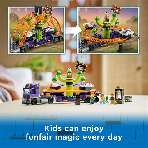 Lego City Space Ride Amusement Truck 60313 Building Kit (433 Pieces)