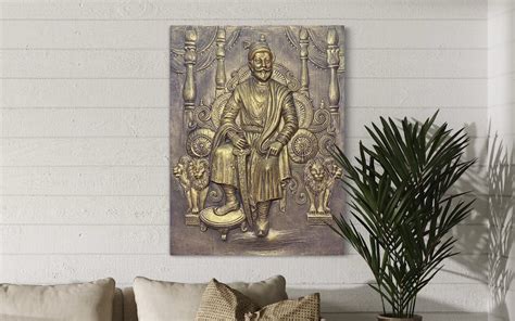 Buy Chattrapati Shivaji Maharaj Mural Online at Best Price - Artociti ...