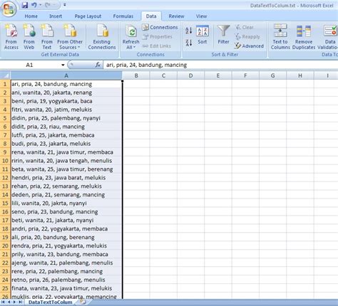 Image result for Convert Text to Column Wizard