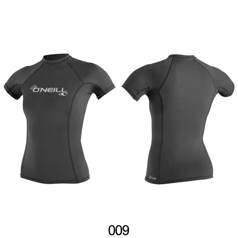 wms basic skins s/s rash guard o'neill - femme lycra / top - side-shore