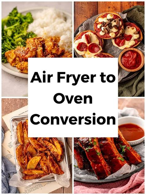 Air Fryer to Oven Conversion (Printable Chart + Easy Guide) – Real Food ...