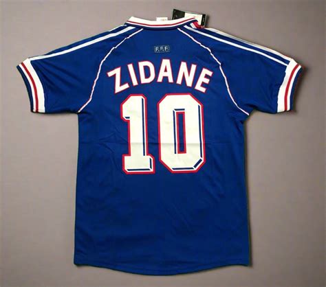 France 1998 ZIDANE 10 World Cup Home Retro Jersey – Red Raven Store