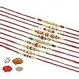 Chocozone Multicolor Combo of 10 Dora Rakhi Set for Men with Roli ...