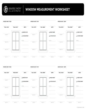 Image result for Bay Window Measurement Worksheet