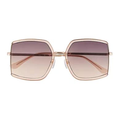 Women's Skechers® 58mm Oversized Square Sunglasses