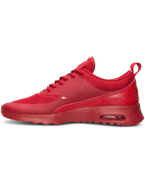 Nike Women's Air Max Thea Running Sneakers From Finish Line in Red | Lyst