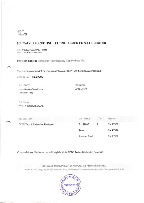 Java programming - NXT WAVE NXTWAVE DISRUPTIVE TECHNOLOGIES PRIVATE ...