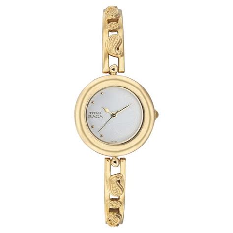 Buy Online Titan Quartz Analog White Dial Watch for Women - nc9908ym01j ...
