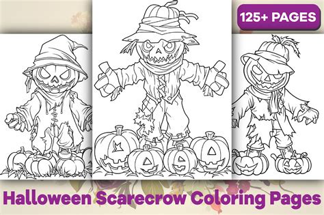 Free Scarecrow Coloring Pages