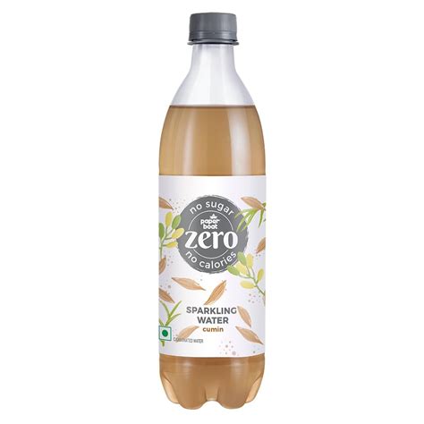 Paper Boat Cumin Sparkling Water, 600ml | Carbonated Water with Jeera ...