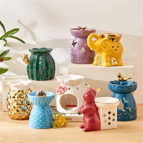 Buy Redolence Purple Provence 4Pcs Lavender Burner Set from Home Centre ...