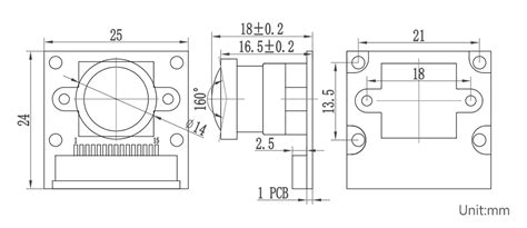 OV9281-160 Mono Camera for Raspberry Pi, Global Shutter, 1MP at MG ...