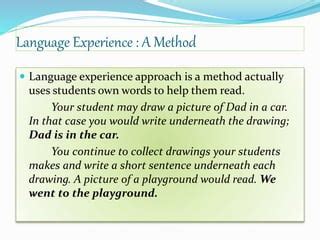 Image result for Language Experience Approach Worksheet