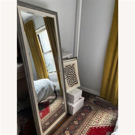 Restoration Hardware Styled Leaning Floor Mirror - AptDeco