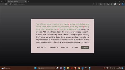 Image result for Design a Typing Speed Test Game Using JavaScript